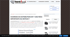 Desktop Screenshot of courroie2distribution.com